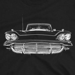 1960 Ford Thunderbird Ретро Тениска 100% Памук