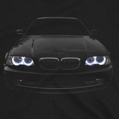 BMW E46 Фейслифт Тениска M3 3та Серия LED Ангелски Очи Баварец