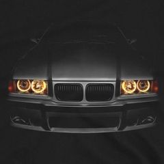 Бумер E36 320 Тениска BMW Aнгелски Oчи Фарове