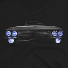 Caddy Deville 1961 Ретро Автомобил Тениска 100% Памук
